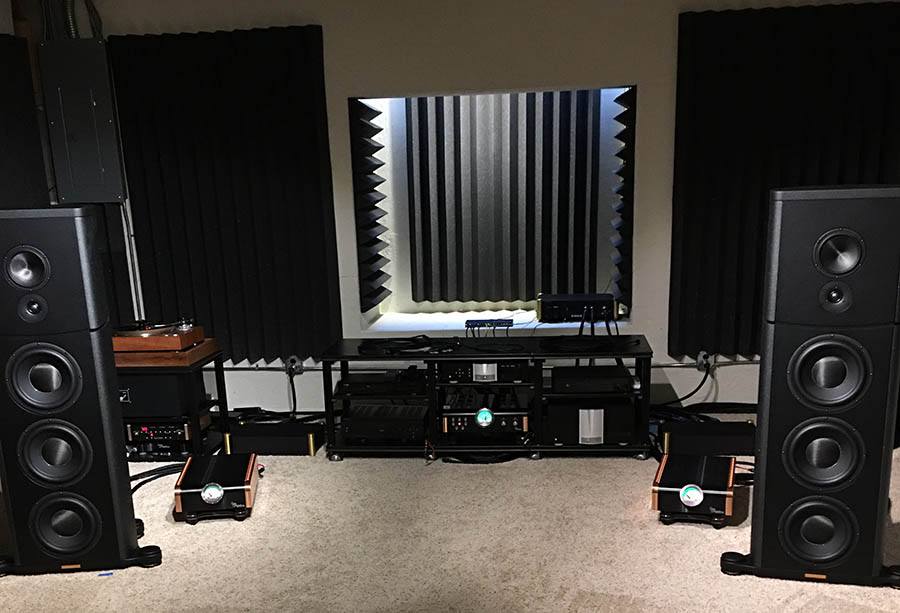 Herndon Audio Listening Event Living room sound system by Herndon Audio