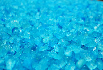 Candy Lady blue crystal rock candy